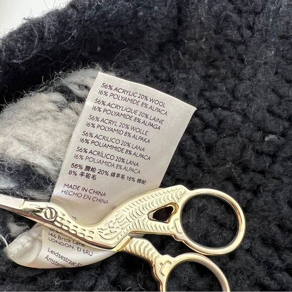 Free People Oversized Wool and Alpaca Fair Isle Turtleneck Sweater - Picture 11 of 13